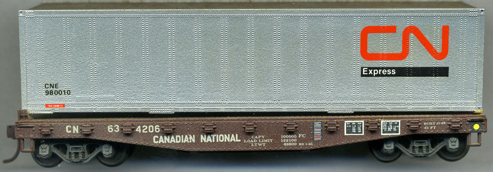 [Canadian National 40' Container Flat Car]