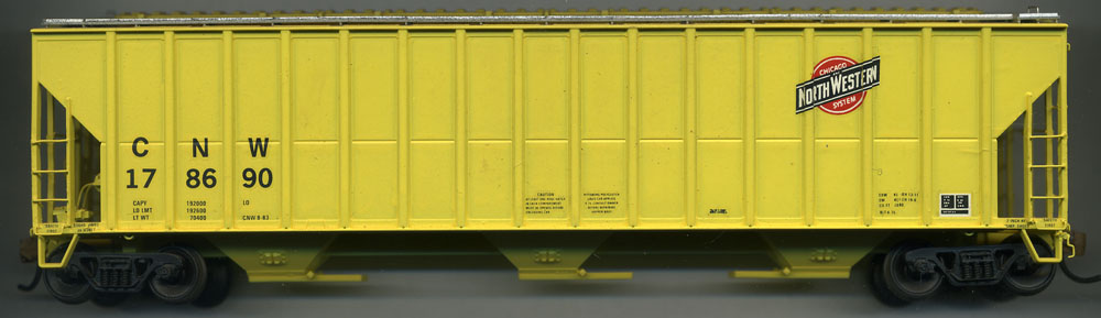 [Chicago & North Western FMC 3-Bay Covered Hopper