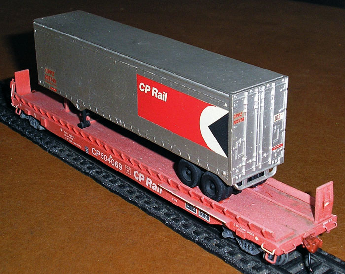 [CP Rail 50' TOFC Flat Car]