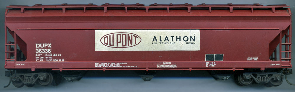 [Dupont Alathon ACF Centerflow 3-Bay Covered Hopper]