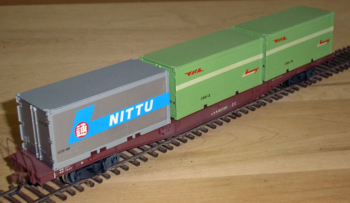 [Japanese National Railways Container Flat Car]