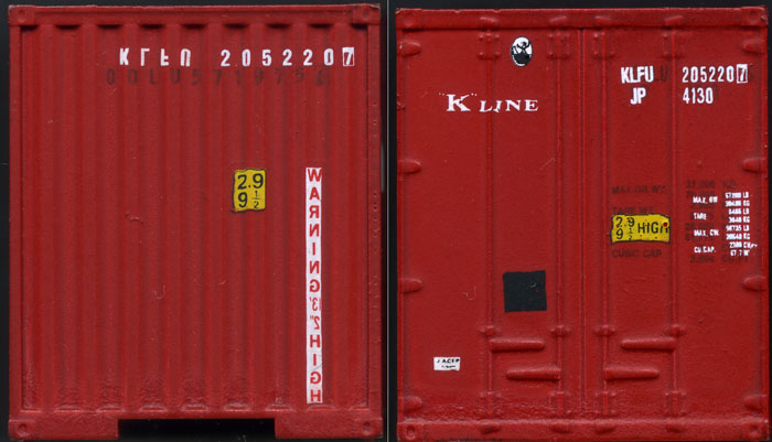 [Kawasaki Kisen Kaisha 40' Corrugated-Side Container #205220]