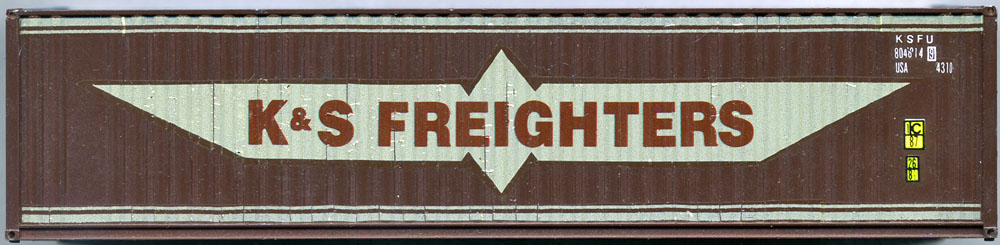 [K&S Freighters 40' Corrugated-Side Container]