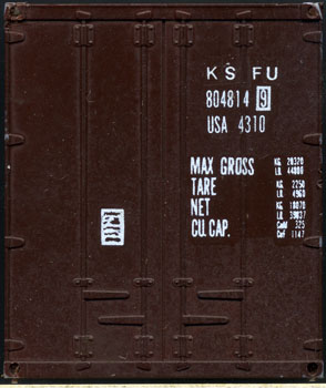 [K&S Freighters 40' Corrugated-Side Container]