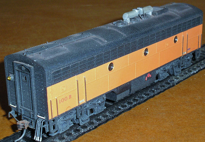 [Milwaukee Road EMD F-7B Locomotive #100B]