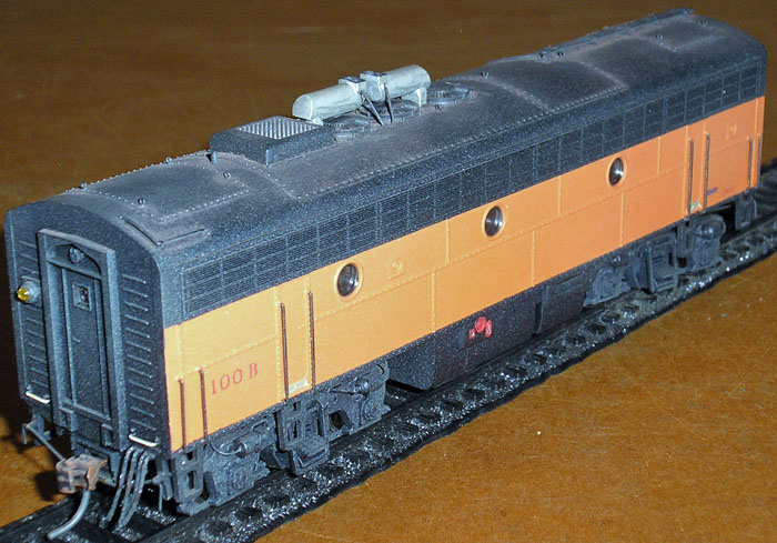 [Milwaukee Road EMD F-7B Locomotive #100B]