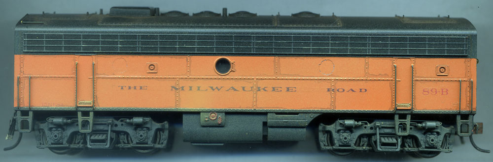 [Milwaukee Road EMD F-7B Locomotive #89B]