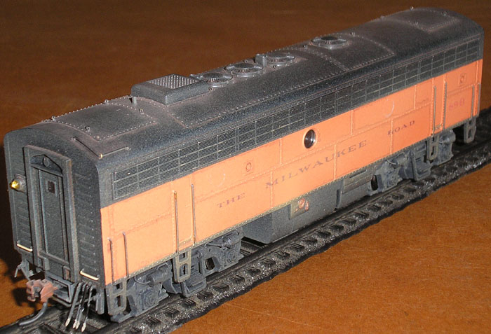 [Milwaukee Road EMD F-7B Locomotive #89B]