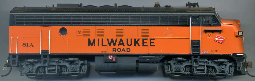 [Milwaukee Road EMD F-7A Locomotive #81A]