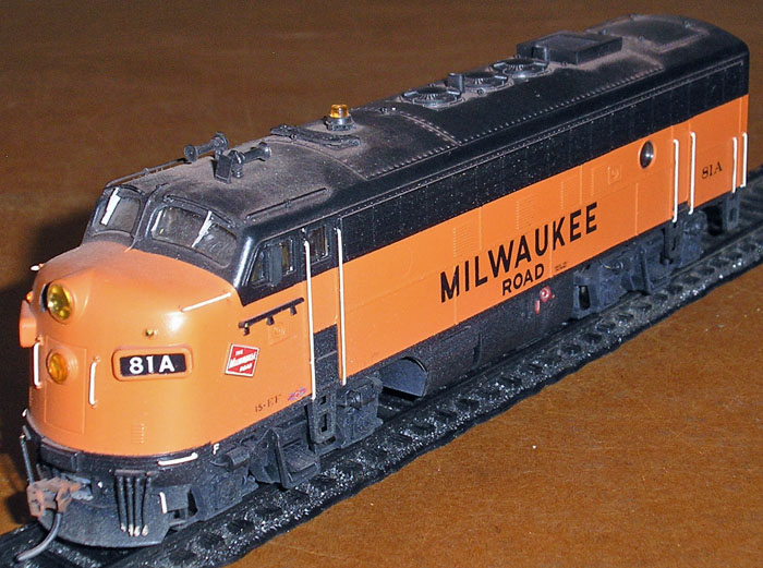 [Milwaukee Road EMD F-7A Locomotive #81A]