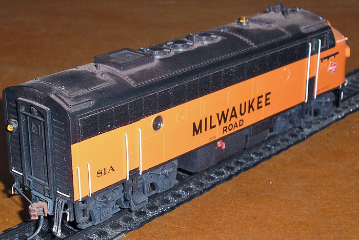 [Milwaukee Road EMD F-7A Locomotive #81A]