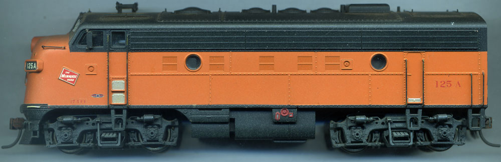 [Milwaukee Road EMD F-7A Locomotive #125A]