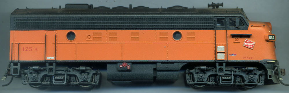 [Milwaukee Road EMD F-7A Locomotive #125A]