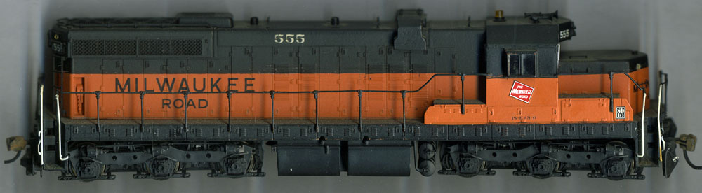 [Milwaukee Road EMD SD-10 Locomotive #555]