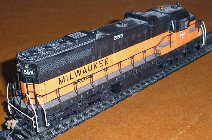 [Milwaukee Road EMD SD-10 Locomotive #555]