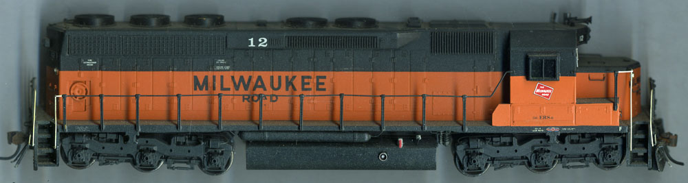 [Milwaukee Road EMD SD-45 Locomotive #12]