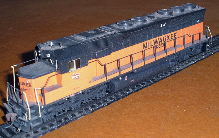 [Milwaukee Road EMD SD-45 Locomotive #12]