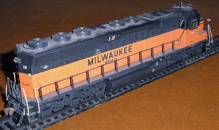 [Milwaukee Road EMD SD-45 Locomotive #12]