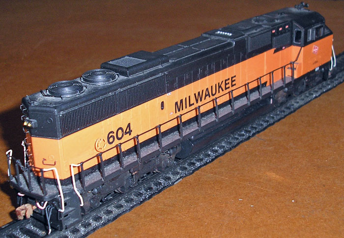 [Milwaukee Road EMD SD-60 Locomotive #604]