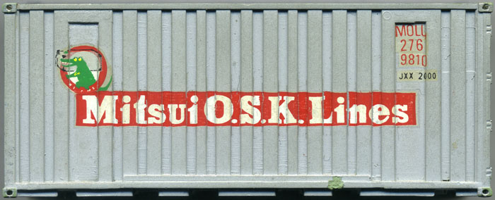 [Mitsui OSK Lines 20' Corrugated-Side Container #276981]