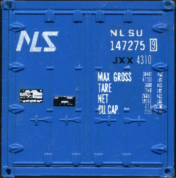 [Nippon Liner System 40' Corrugated-Side Container]