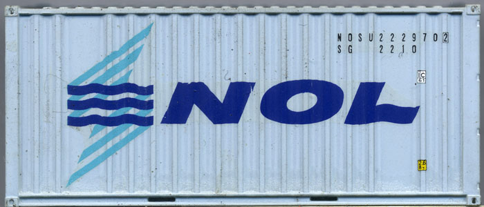 [Neptune Orient Line 20' Corrugated-Side Container]