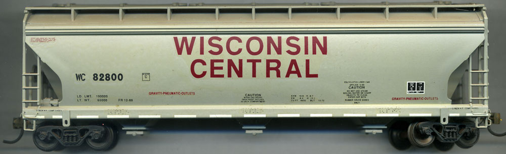 [Wisconsin Central ACF Centerflow 3-Bay Covered Hopper]